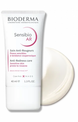 BIODERMA product photo, Sensibio AR 40ml, treatment for redness skin